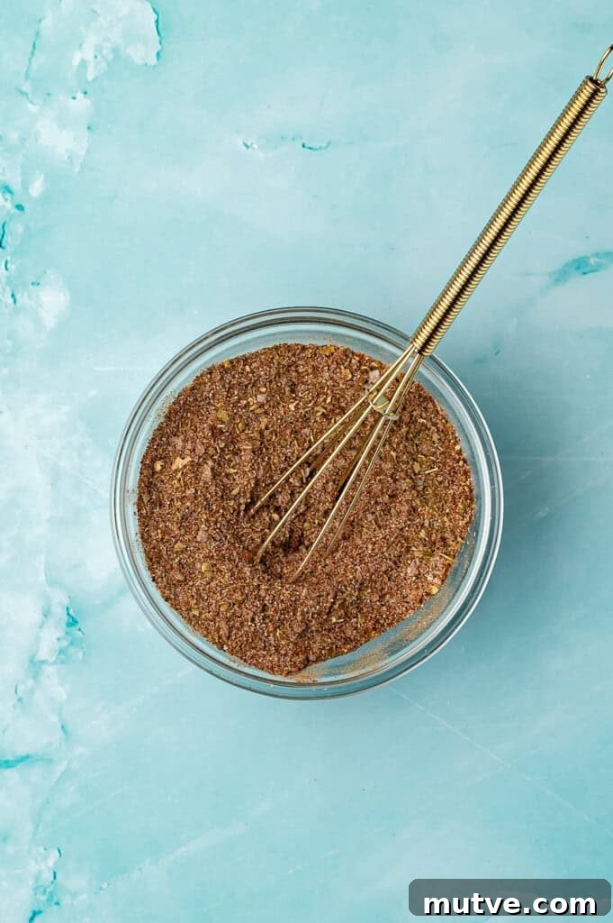 Slow Cooker Pulled Pork Tacos spices in a bowl
