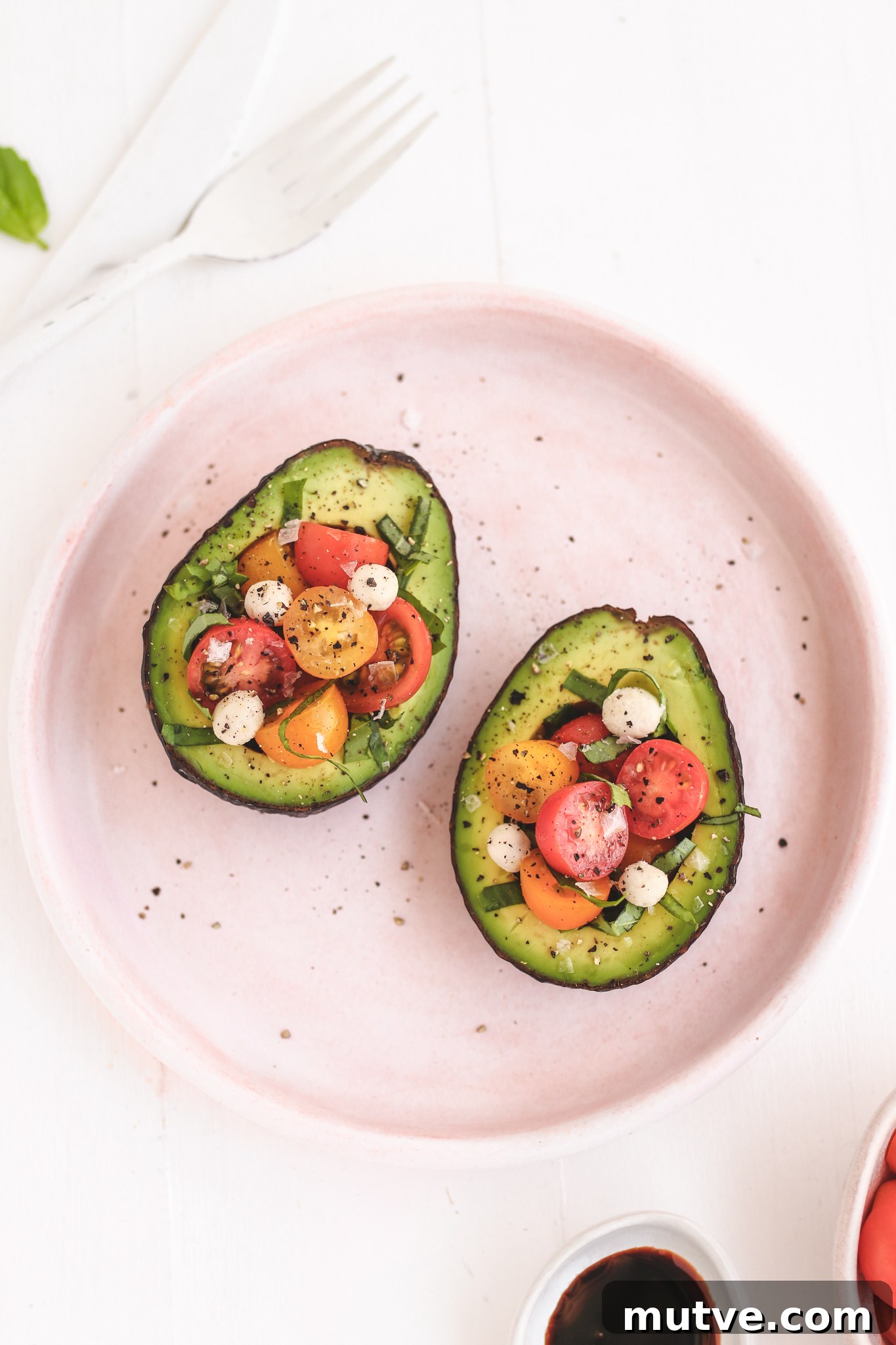 caprese stuffed salad vegan veggiekins