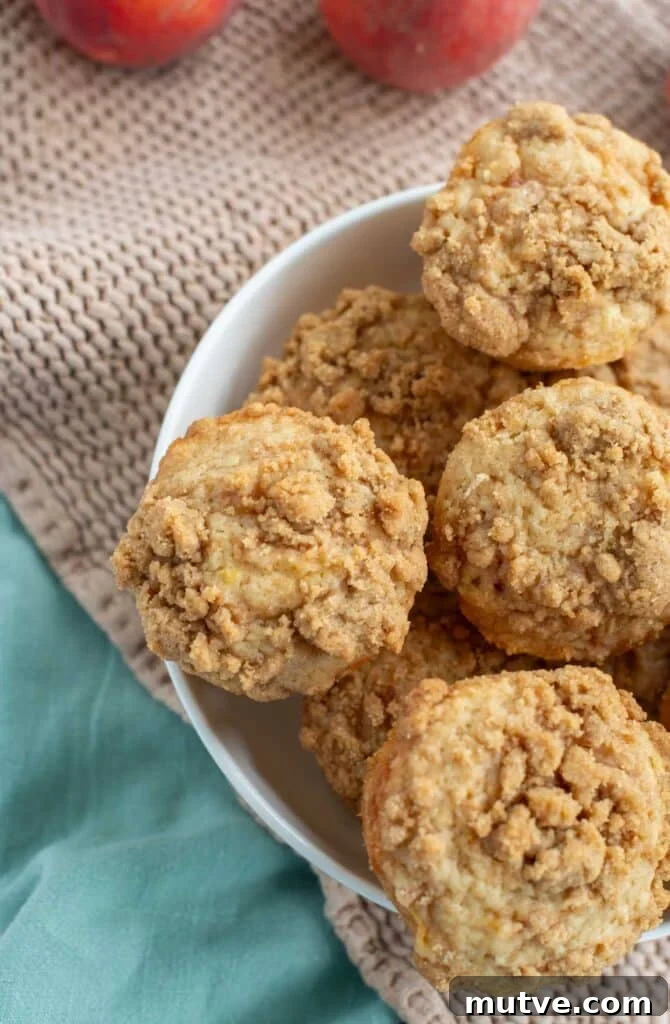 Moist Sourdough Peach Muffins Recipe 9 img 7399 9