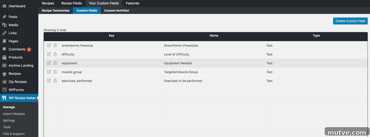 Add Custom Fields to WP Recipe Maker Templates 3 img 8124 2