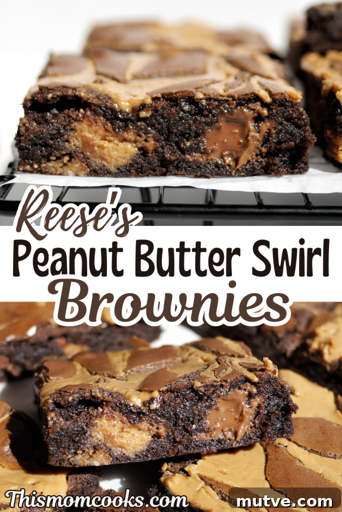 Reese's Peanut Butter Swirl Brownies Recipe with Brownie Mix 7 img 8195 7