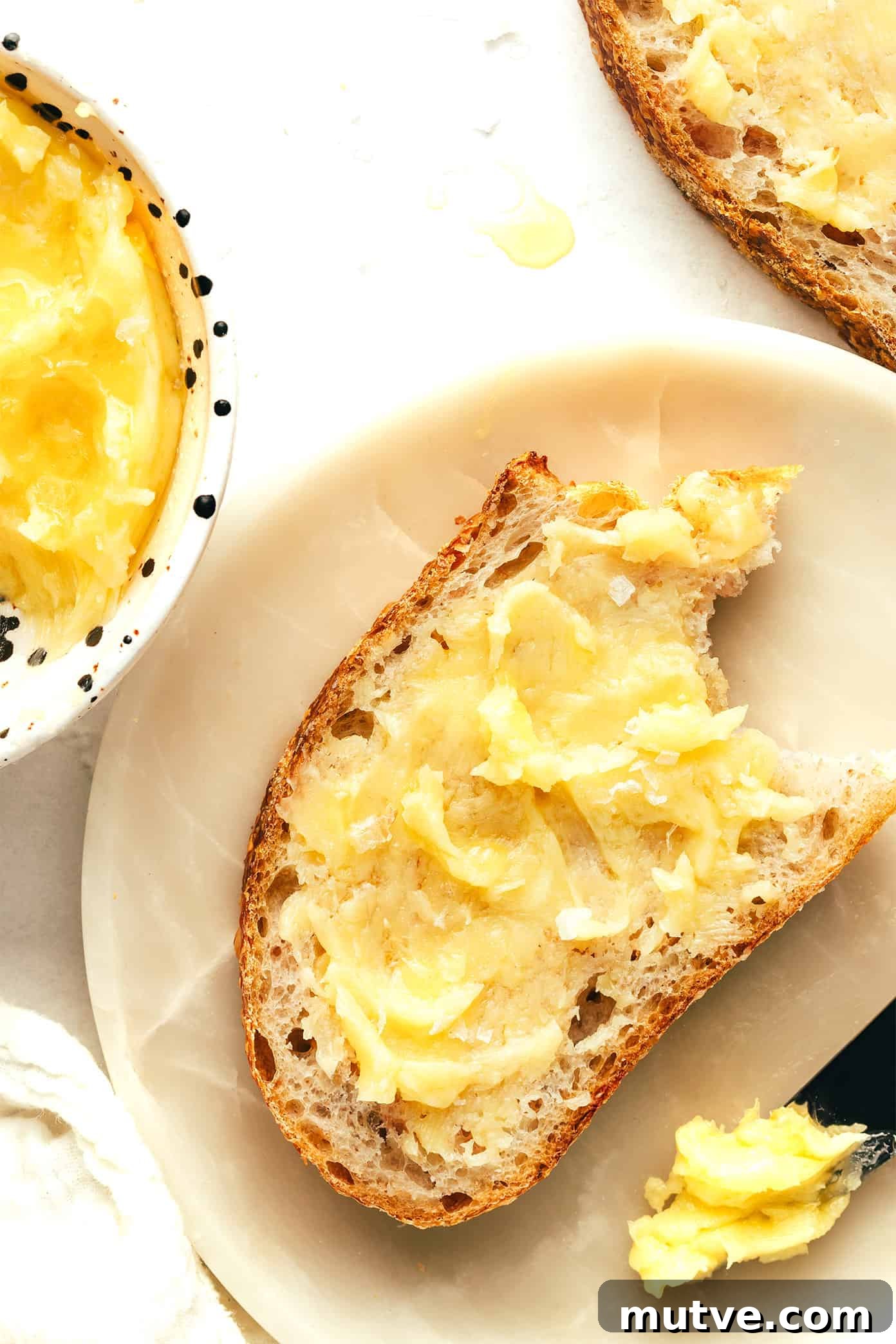 Honey butter served with bread