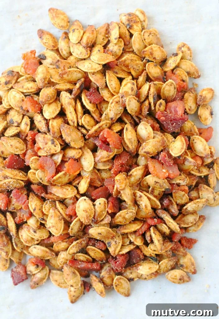 Bourbon Bacon Pumpkin Seeds by Foodtastic Mom #FallFest