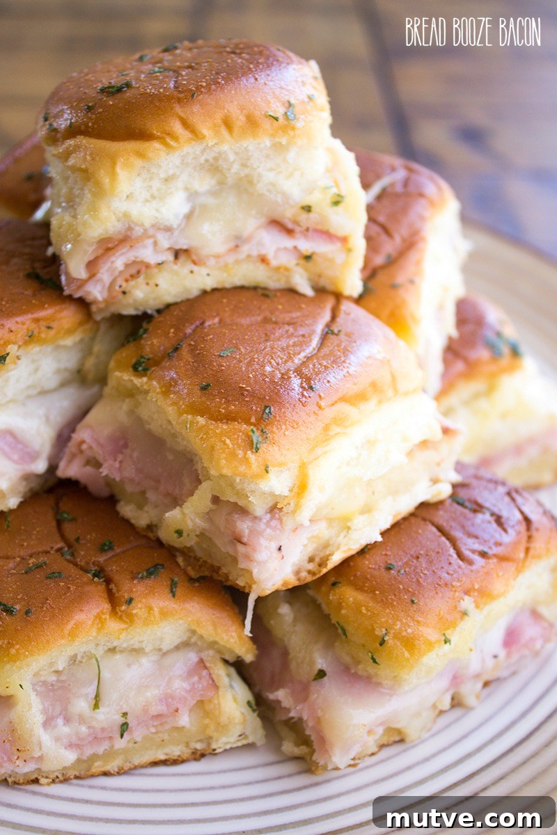 Ham and Turkey Club Sliders Recipe 4 Ham & Turkey Club Sliders are an easy appetizer that's totally addicting and perfect for game day!
