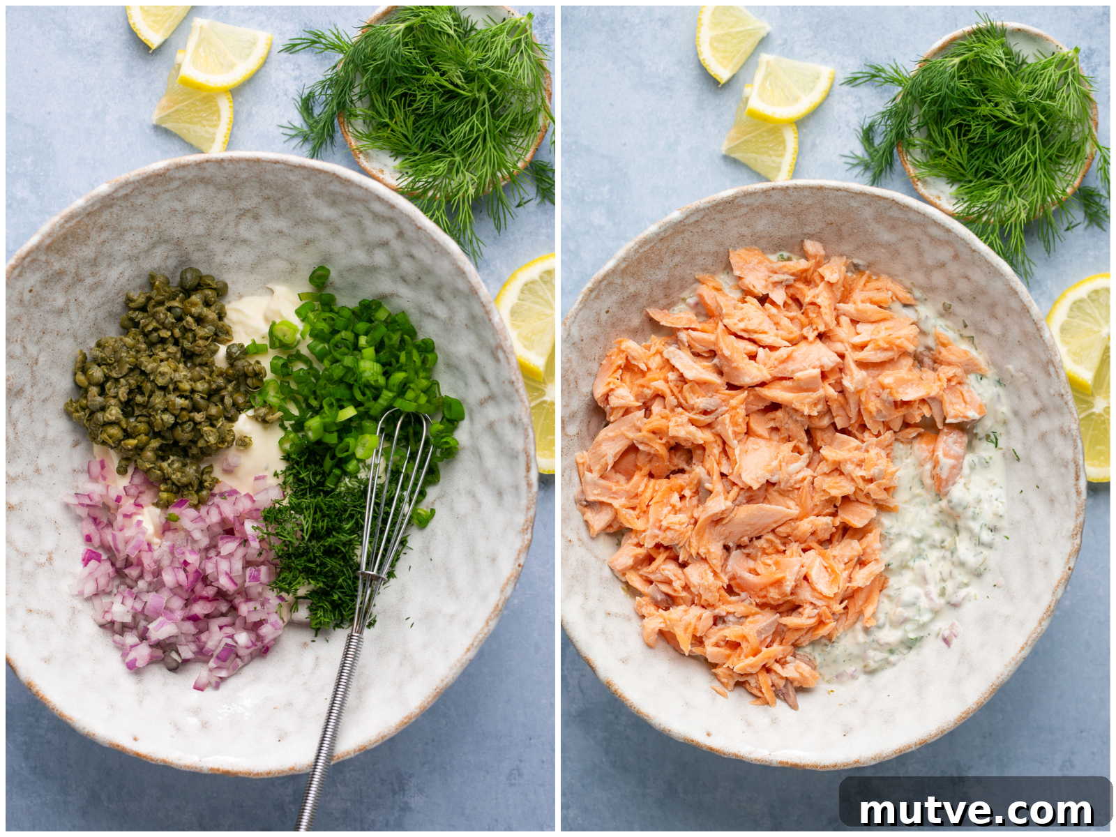 Poached Salmon Spread Recipe with Lemon and Dill 2 img 9328 6