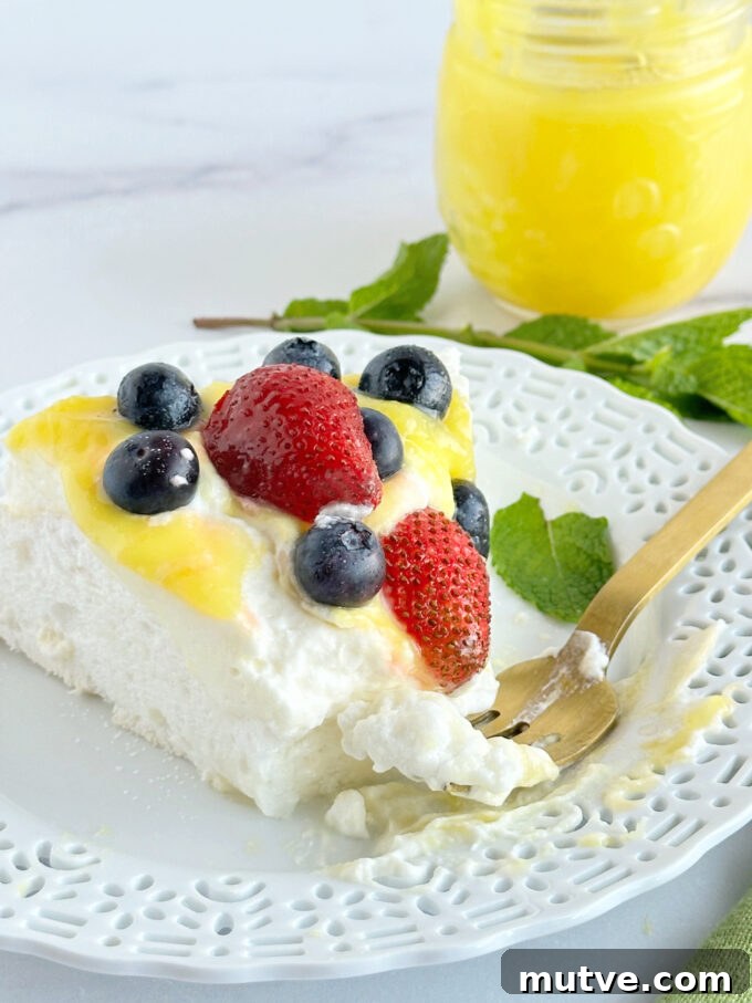 Zesty Lemon Curd and Berry Pavlova 3 Lemon Curd and Berry Pavlova.